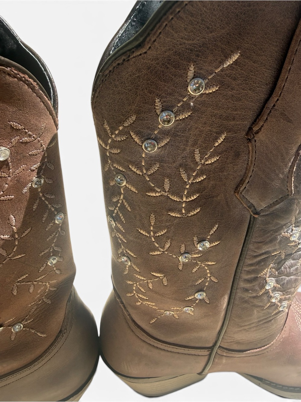 Sterling River | SRC 512 | Leather Cowgirl Boots | Women's 9.5 | Clean - Picture 8 of 10
